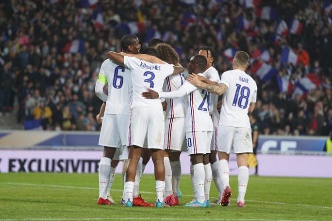 paulpogba's tweet photo. 𝐇𝐚𝐩𝐩𝐲 𝐭𝐨 𝐟𝐢𝐧𝐢𝐬𝐡 𝐭𝐡𝐞 𝐢𝐧𝐭𝐞𝐫𝐧𝐚𝐭𝐢𝐨𝐧𝐚𝐥 𝐛𝐫𝐞𝐚𝐤 𝐰𝐢𝐭𝐡 2️⃣ 𝐰𝐢𝐧𝐬 𝙤𝙪𝙩 𝙤𝙛 2️⃣! 
𝐒𝐨 𝐩𝐫𝐨𝐮𝐝 𝐭𝐨 𝐰𝐞𝐚𝐫 𝐭𝐡𝐞 𝐚𝐫𝐦𝐛𝐚𝐧𝐝!
#𝐅𝐢𝐞𝐫𝐬𝐝𝐞𝐭𝐫𝐞𝐁𝐥𝐞𝐮𝐬 🇫🇷 https://t.co/IhXv0NIZEo
