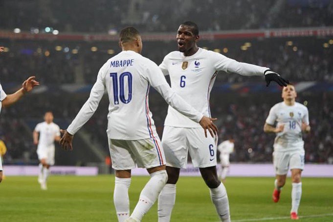 paulpogba's tweet photo. 𝐇𝐚𝐩𝐩𝐲 𝐭𝐨 𝐟𝐢𝐧𝐢𝐬𝐡 𝐭𝐡𝐞 𝐢𝐧𝐭𝐞𝐫𝐧𝐚𝐭𝐢𝐨𝐧𝐚𝐥 𝐛𝐫𝐞𝐚𝐤 𝐰𝐢𝐭𝐡 2️⃣ 𝐰𝐢𝐧𝐬 𝙤𝙪𝙩 𝙤𝙛 2️⃣! 
𝐒𝐨 𝐩𝐫𝐨𝐮𝐝 𝐭𝐨 𝐰𝐞𝐚𝐫 𝐭𝐡𝐞 𝐚𝐫𝐦𝐛𝐚𝐧𝐝!
#𝐅𝐢𝐞𝐫𝐬𝐝𝐞𝐭𝐫𝐞𝐁𝐥𝐞𝐮𝐬 🇫🇷 https://t.co/IhXv0NIZEo