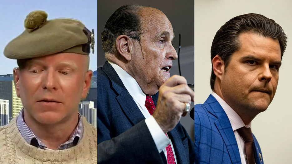 45bestwords's tweet image. Faux "Hunter Biden" laptop

passed from legally-blind MAGA computer guy in Delaware
to
Rudy Giuliani
to
Matt Gaetz

Yeah, even if it was real, that's compromised evidence.

better get back to surveillance at Rocket Pizza, Matt !!

#GOPLiesAboutEverything 
#GOPtheRussianParty