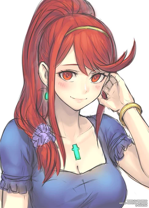 Pyra long hair wip (˶ᵔ ᵕ ᵔ˶)~♡
#XenobladeChronicles2 #ホムラ #ゼノブレイド2 