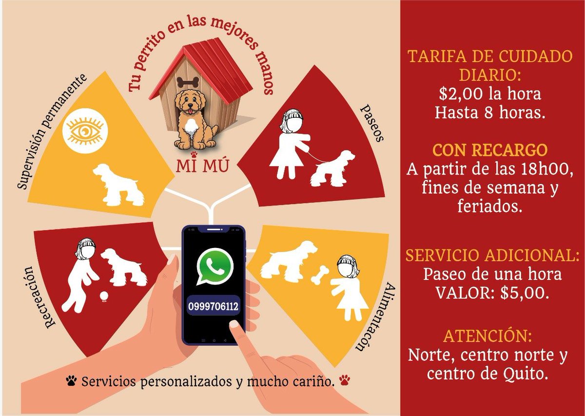 CarlaGatu's tweet photo. Hola amig@s:

📤 Por favor ayúdenme a difundir este proyecto. Si están interesad@s no duden en llamar 🙋 y si saben de alguien que necesite el servicio compartan el anuncio. 

Muchas gracias! 🐶 https://t.co/0UUX2EWt8o