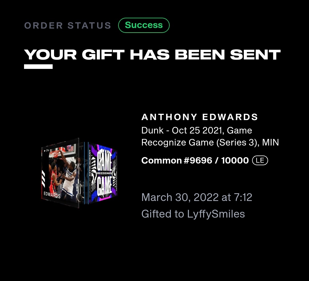Guiza_14's tweet photo. @TopShotShamanJ @nbatopshot @raccosdaddy SORRY BRO. Totally forgot about this. Really sorry 😔😔😔 already sent it now https://t.co/v74bNUer22