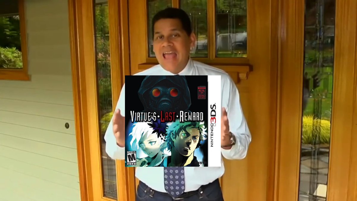 OnMyNintendo3DS's tweet photo. Okay, that’s all the time I’ve got. I gotta get back to playing Zero Escape: Virtue's Last Reward on my Nintendo 3DS. https://t.co/nlzgUIxDJP