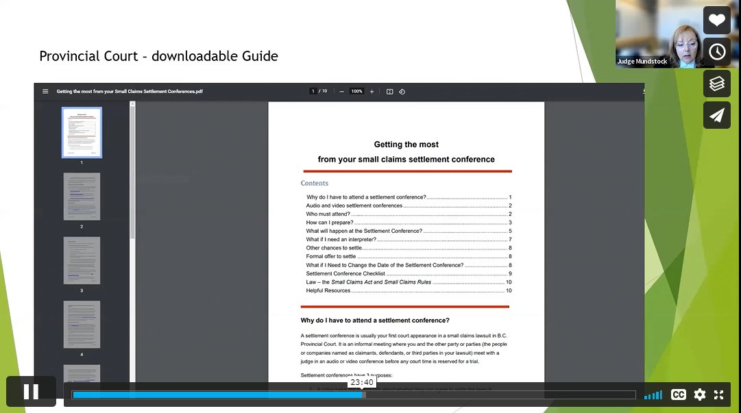 Our webinar on the Court’s information for litigants attracted 200+ participants - get the resources we shared, watch the webinar  &amp; sign up for the April 5 follow-up on <a href="/legalaidbc/">Legal Aid BC</a>'s info &amp; advice resources for #SRLs! bit.ly/36xfIiB