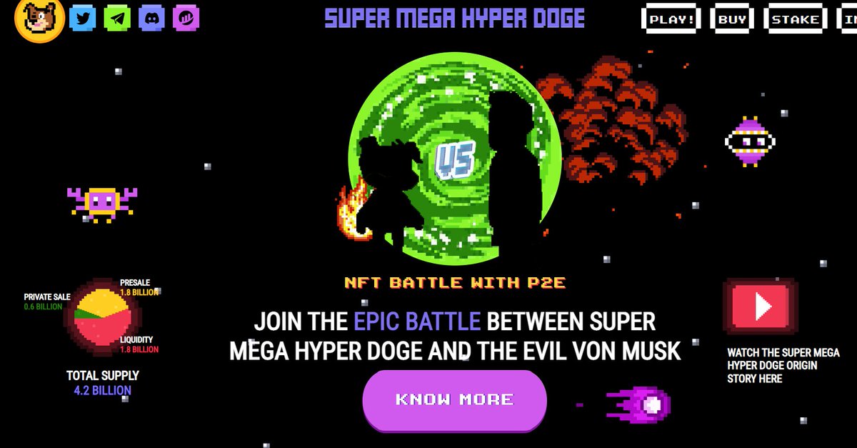 SMHDFirstMate's tweet photo. @crypto_bitlord7 Give a look here sers and serrettes -

$SMHDoge -$150k Market Cap P2E Meme token with a fun and fully operational game - check it out! Their marketing is starting to ramp up 👀🐶@SMHDoge https://t.co/RapAajzWgN
