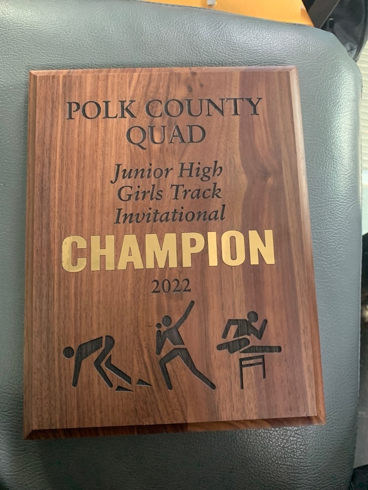 srchuskies's tweet photo. Congratulations to the Junior High Girls Track team on winning the rain-shortened Polk County Quad!🎉 Boys team scores have not been released yet. https://t.co/ccHo6lOvdl