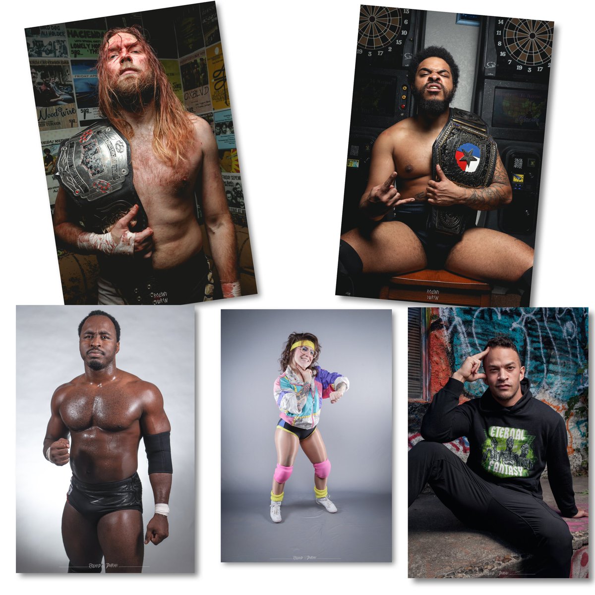 rsduran13's tweet photo. Yo, workers in town for WrestleMania weekend in Dallas! I’ll be set up all with @NewTexasPW Saturday and Sunday. So if you need some new portraits, holla at me here or any of my other social media. See y’all soon 📷👀 https://t.co/qpvAIhIzBc