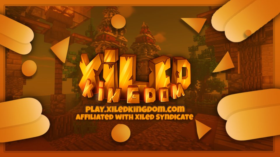 Xiled Kingdom.... Connect now with the IP play.xiledkingdom.com for an All-new Caves &amp; Cliffs SMP experience. 

Server IP: play.xiledkingdom.com
Discord: iscord.com/invite/kWQEPv3…