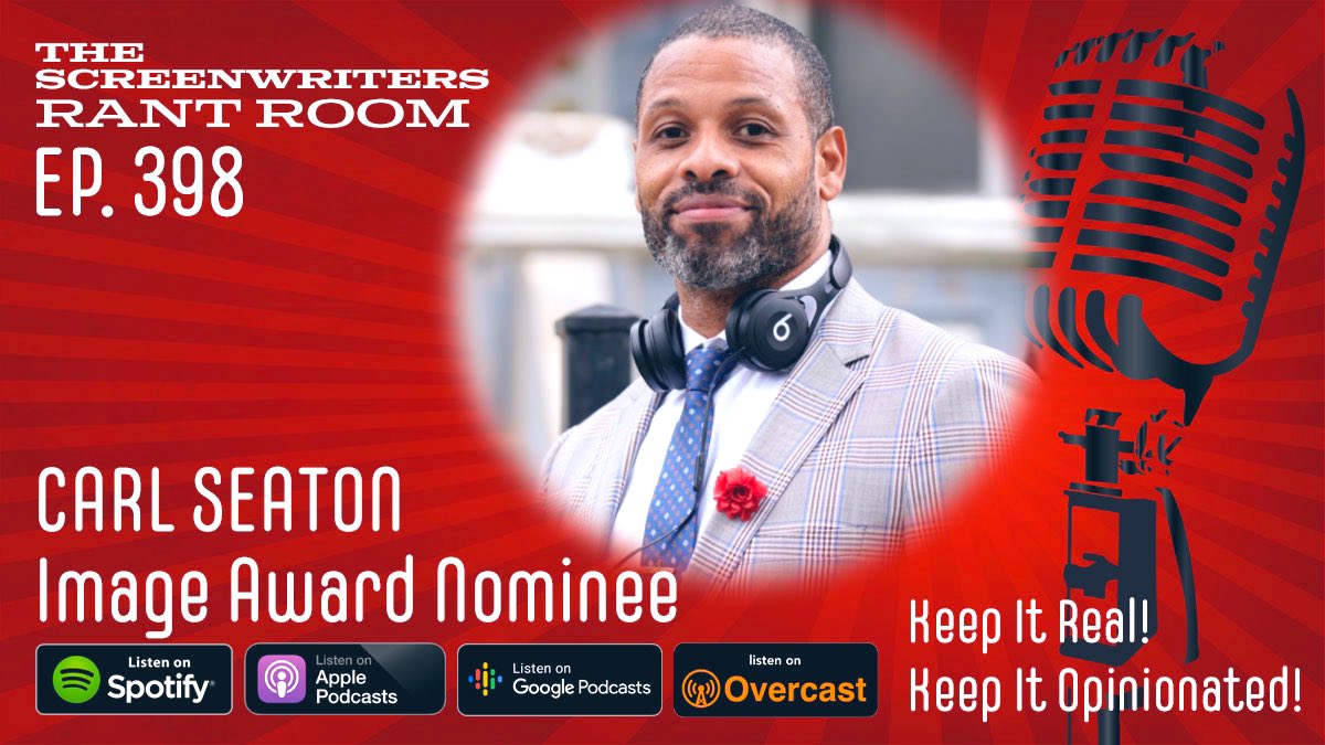 Yo #WritingCommunity please Retweet our latest ep: bit.ly/SWRR398 “CARL SEATON - Image Award Nominee” <a href="/MrCarlSeaton/">Carl |Seaton</a> - <a href="/HilliardGuess/">Hilliard Guess</a> <a href="/UnauthorizedCBD/">Cʜʀɪsᴛᴏᴘʜᴇʀ Dᴇʀʀɪᴄᴋ</a> #wgaw #dga <a href="/SnowfallFX/">Snowfall</a> #godfatherofharlem #director #naacpimageawards #scriptchat #writingtips