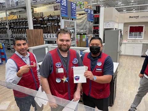 Lowe's of Tustin Specialty Spotlight, Motivate and inspire the team to drive 🚗 pipeline, Credit,LPP, PRO sales and close sales utilizing QTC for cabinets and Flooring to finish the month strong 💪. @specialtylowes #specialtyspotlight @artietheparty99 #tustin2605