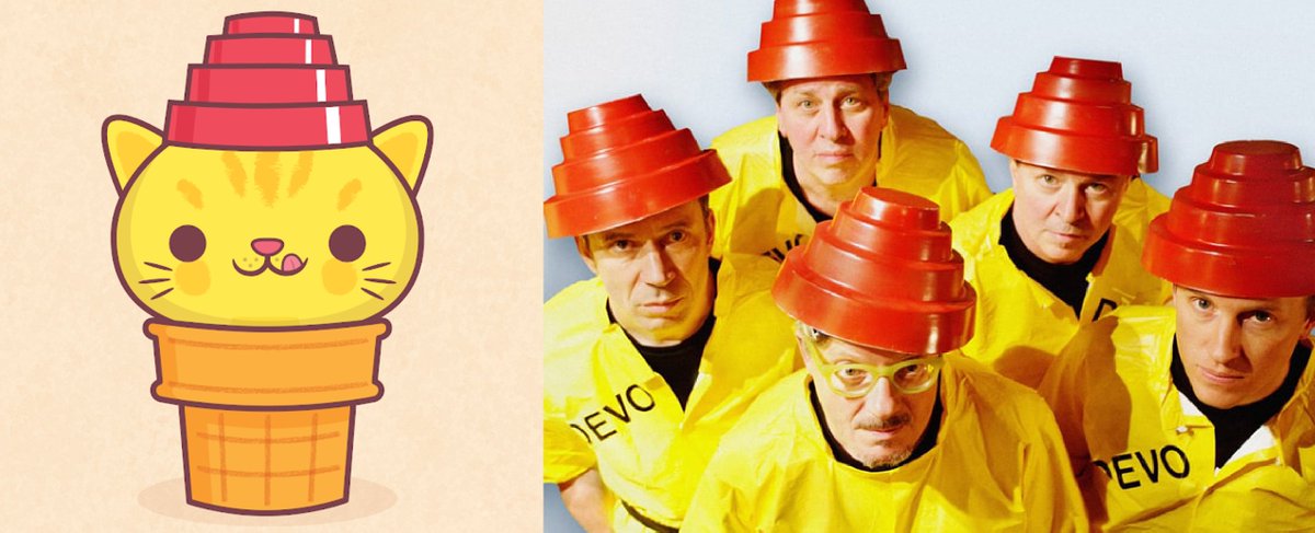 Kitty Cone #1161.
I ❤️ #DEVO and #MarkMothersbaugh.