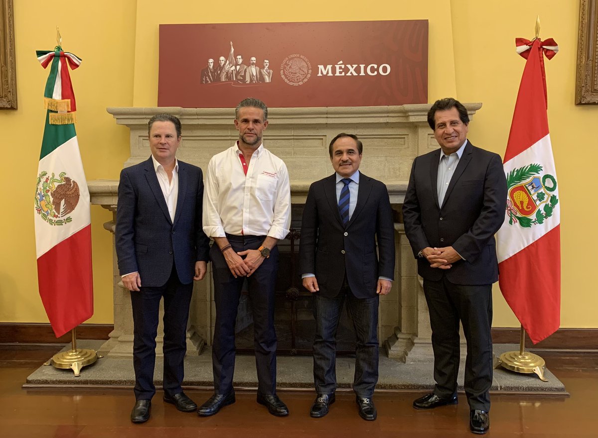 EmbaMexPeru's tweet photo. Recibimos la visita de directivos de Compartamos Financiera, de la empresa mexicana @gentera, para conversar sobre sus perspectivas de crecimiento en el mercado bancario del Perú 🇵🇪 

@CompartamosBanc https://t.co/sU3pjZy2Dq