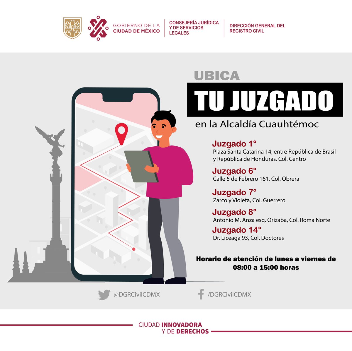 Registro Civil de la Ciudad de México tweet media