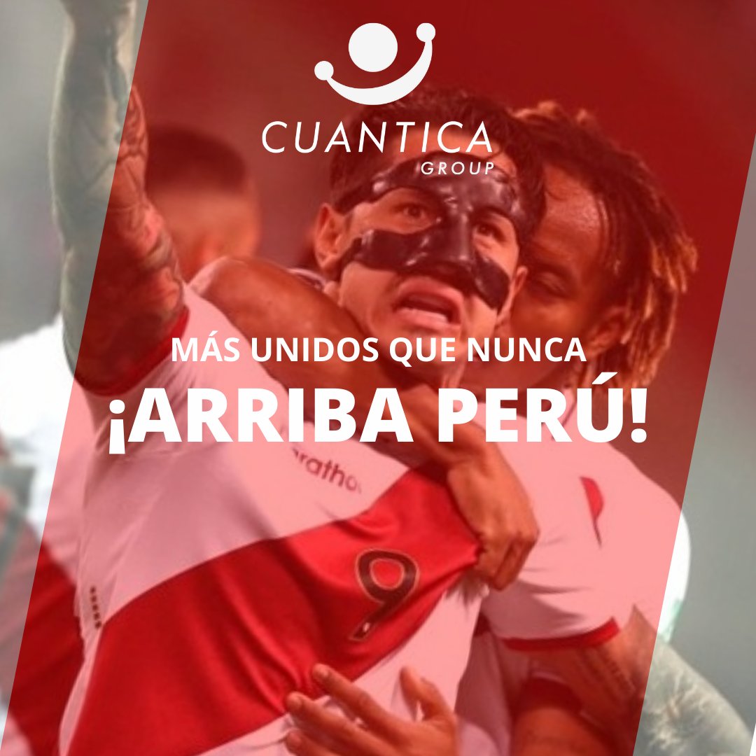 CuanticaGroup's tweet photo. Vamos Perú!!!
#Perú #Qatar2022 #Qatar #EliminatoriasSudamericanas #claroque https://t.co/zdeJZbBYe0