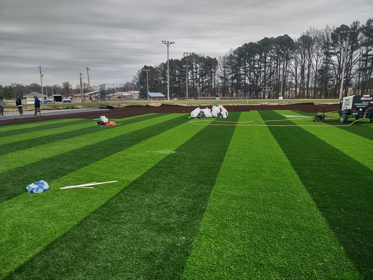 After months of waiting on material, installation finally began this week!