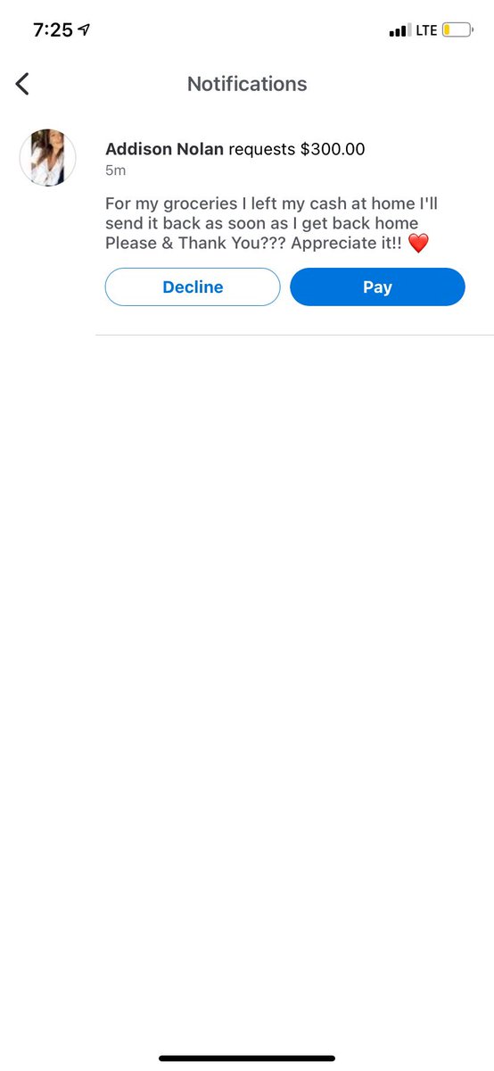 addisonnolan's tweet photo. If you get this don’t pay me!! I’ve been hacked 😣😵‍💫 https://t.co/TiuOlPCXGj