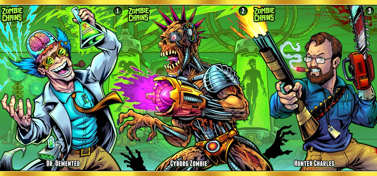 REMINDER! If you're eligible, you have until Saturday at 1600 UTC to claim Series 1 Set 1 of Zombie Chains #NFT Trading Cards.

We're busy working on Zombie Fight Club! ZFC is fertile ground for continued innovation!