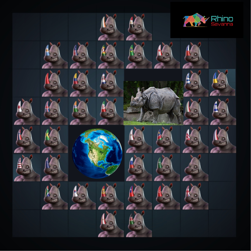 Rhino Savanna | Mint Date: May 2nd @ 8:00 PM UTC tweet media