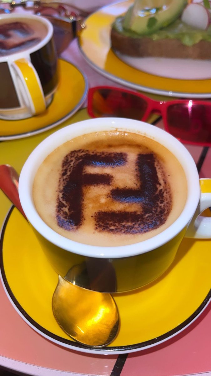 kaiiweibs's tweet photo. FENDI CAFE https://t.co/D7HSEeCxzh
