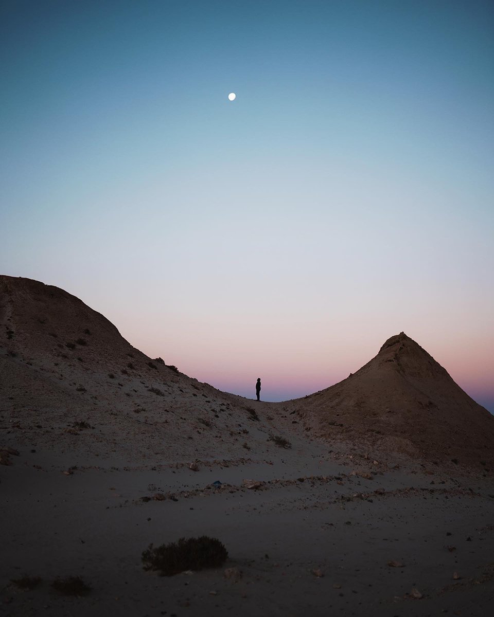 Early morning in the Sahara