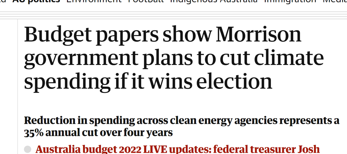 KetanJ0's tweet photo. The ABC's 'winners and loses' of #Budget2022 is a perfect illustration of how journalism *still* considers climate change to be a niche side-issue rather than a change that directly affects literally everything 

https://t.co/jpqQcIhBV7 https://t.co/KxAcehYOi5