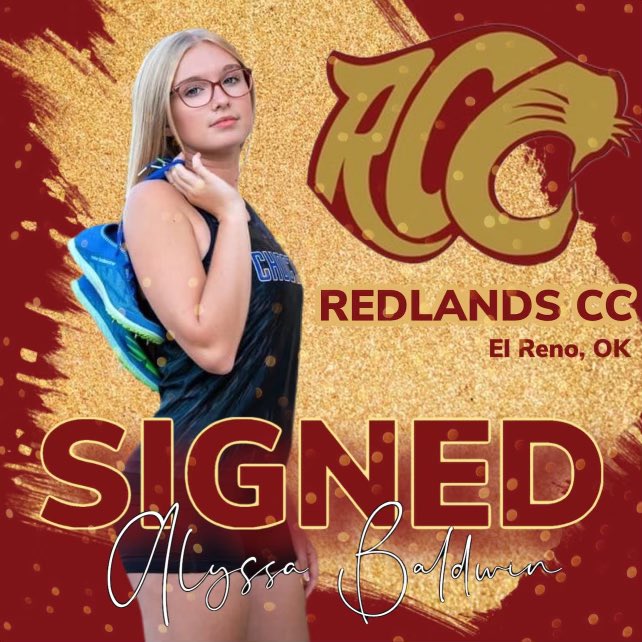 A little late on the update, but we are PROUD to announce that Alyssa Baldwin will be running with Redlands College next season. Please come celebrate this accomplishment with us on April 27th during our signing event.

#GoldStandardRunning