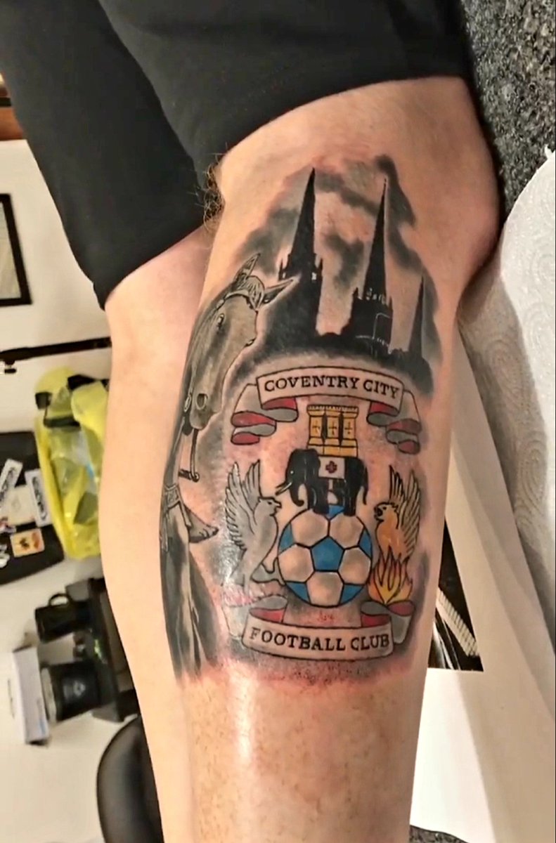 Carter78_UK's tweet photo. Still a way to go but a good start to my Coventry themed leg.
#ladygodiva #ccfc #skybluearmy #pusb #threespires
@Coventry_City https://t.co/hLVTfFynqI