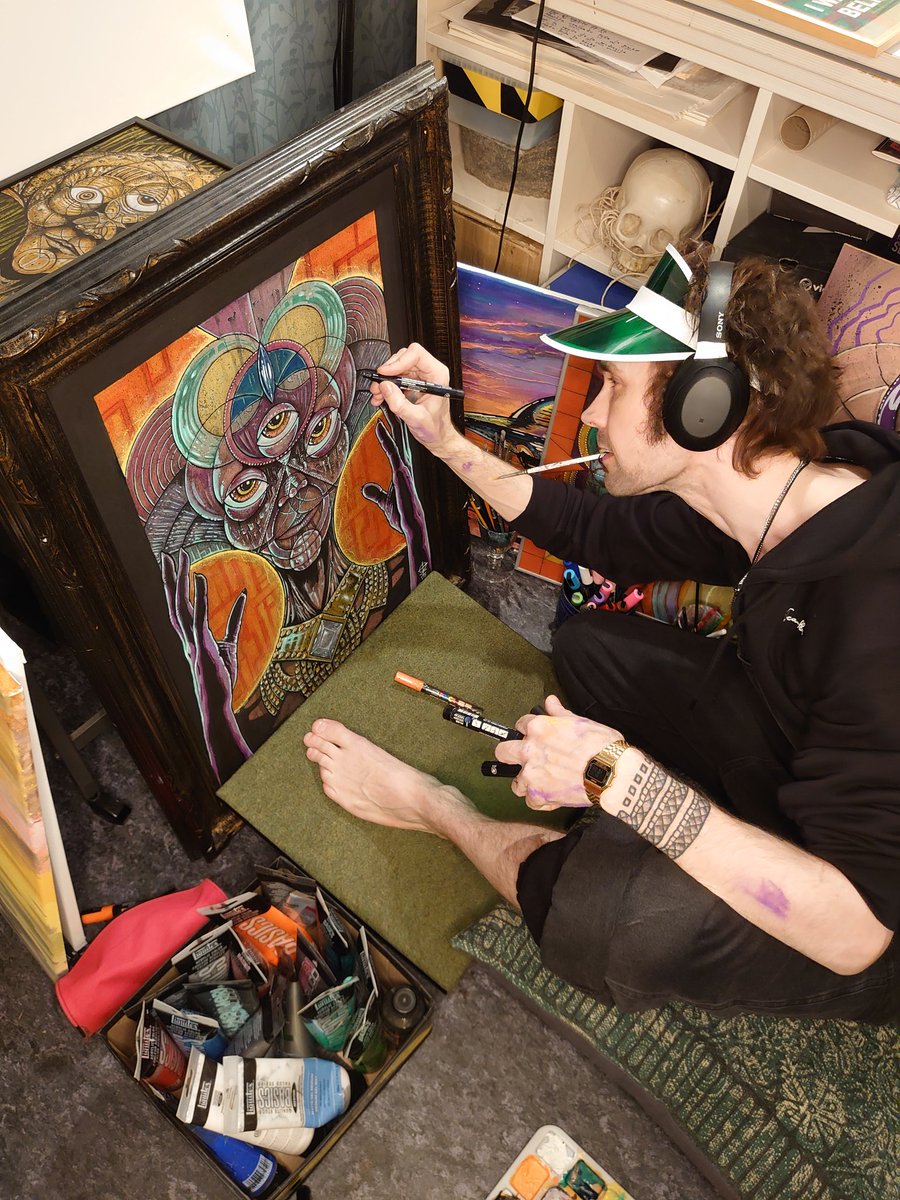 olof_rockner's tweet photo. I'm filled with inspiration to finally try to finish my painting from 2020.
🙏👽 👁️👁️👁️
'Manus Fati; Hands of Fate'
#ufotwitter #alienart #sacredgeometry #ufoartclub #monad #archetype #ufo #uap #siderealtime https://t.co/9Kj9Vom3Vi