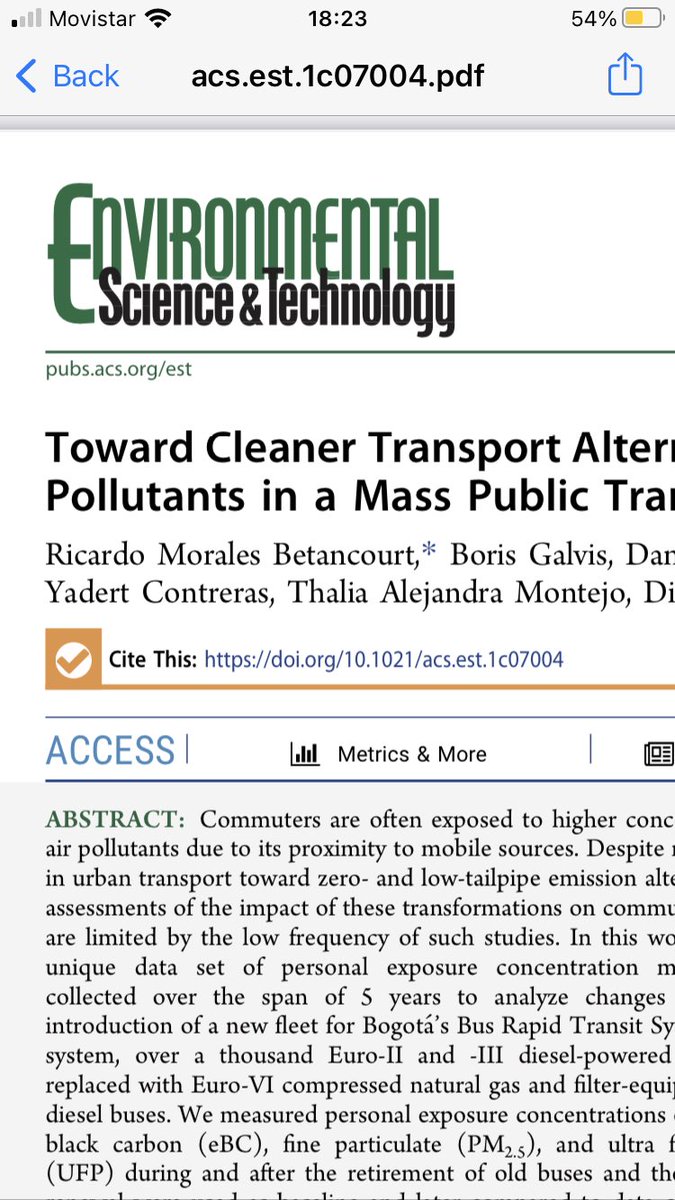 rodriguez_val's tweet photo. Impresionante ver publicaciones de Colombianos en revistas tan top como esta. 

Se presentaron resultados de @inguniandes sobre la exposición de usuarios antes, durante y después de la renovación de la flota de @TransMilenio https://t.co/dB6Cd2lOgx