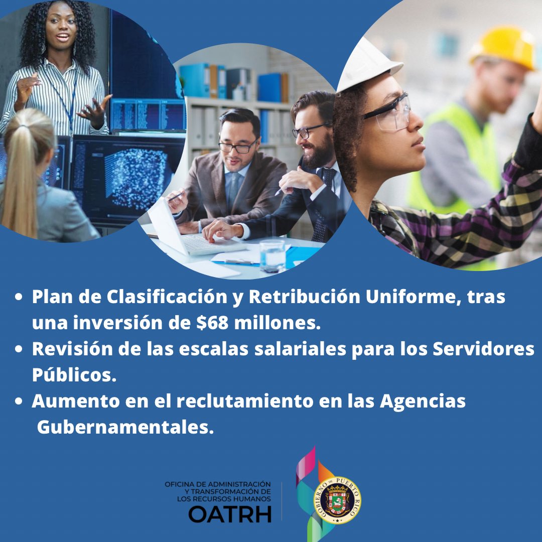 OATRH's tweet photo. En la @OATRH continuamos trabajando con la implementación del Plan de Clasificación y Retribución Uniforme, encaminado nuestro Gobierno a uno aún más competitivo y dando paso al reclutamiento en las áreas de seguridad y trabajo social. 
#MensajeDeEstado2022 #GobiernoDeResultados https://t.co/E8EYVCKwhF