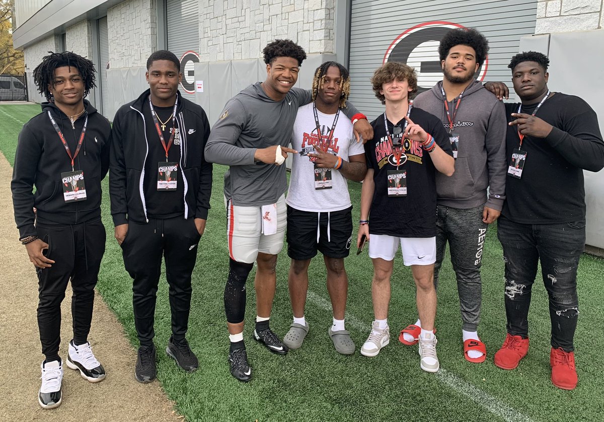 I had a great time today visiting the National Champions 🐶<a href="/GeorgiaFootball/">Georgia Football</a> Thank you <a href="/DellMcGee/">Dell McGee</a> for inviting us up to check out practice‼️#GoDawgs #ATD