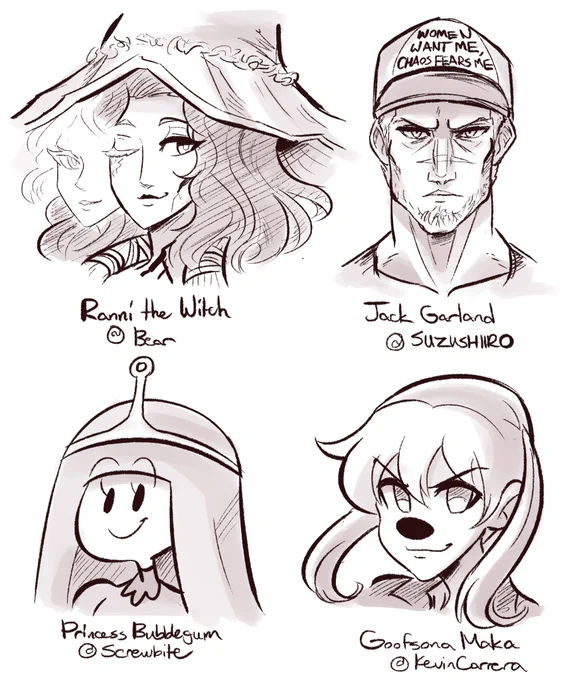 Some patreon headshots for the month 