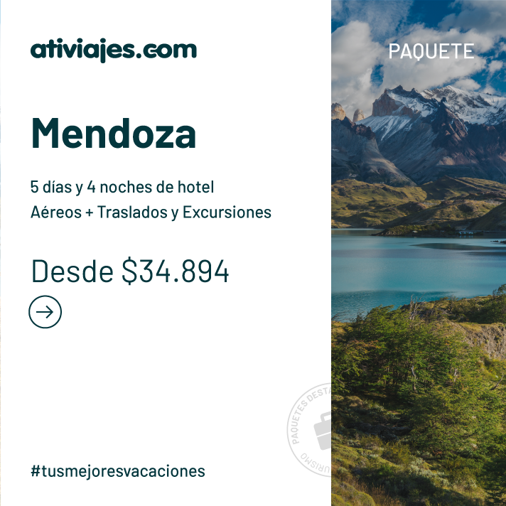 ativiajes's tweet photo. 🥰🍷🥰🍷
¡Buen martes!
Hoy les compartimos una experiencia para aprovechar y viajar a Mendoza
Salida 18 de mayo $34.894
Más info y salidas en:
https://t.co/lcVumvDKlF
#tusmejoresvacaciones #ativiajescom https://t.co/pyIFc7rGfa