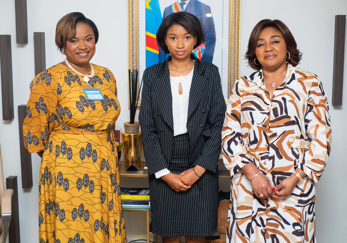 H_Ntumba_'s tweet photo. Soutien indéfectible à la distingué première Dame notre aimable Maman @DeniseNyakeru pour son implication dans lutte basse sur VBG #plusforte https://t.co/3dhe6hQoIZ