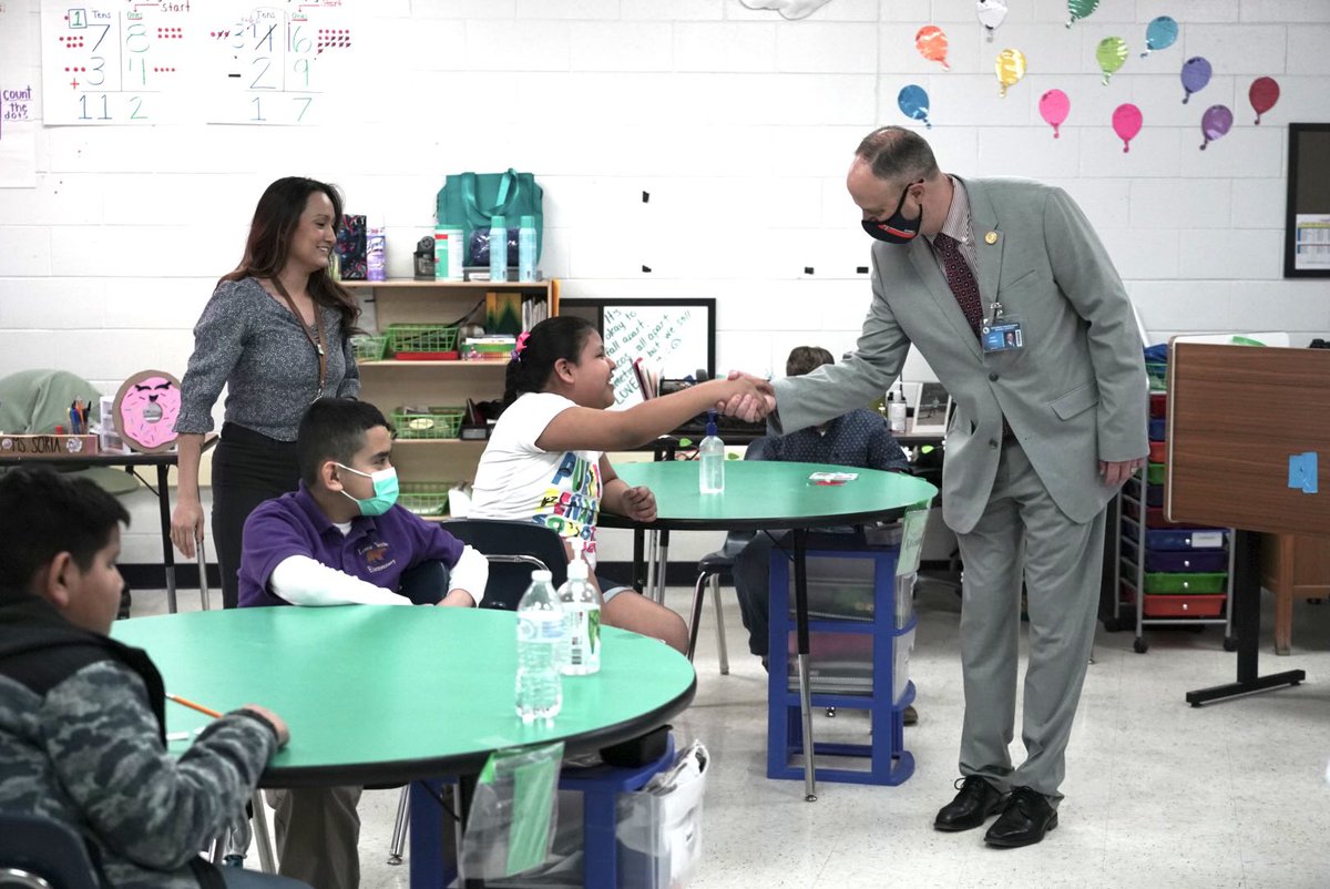 SocorroISD's tweet photo. Great visits to @MRidge_ES, @Ensor_MS, @DSShook_ES, and @LVerde_ES giving Dr. Carman insight into why #TeamSISDcontinues to grow as the district of choice for students and families alike! https://t.co/YOykZ3DQhd