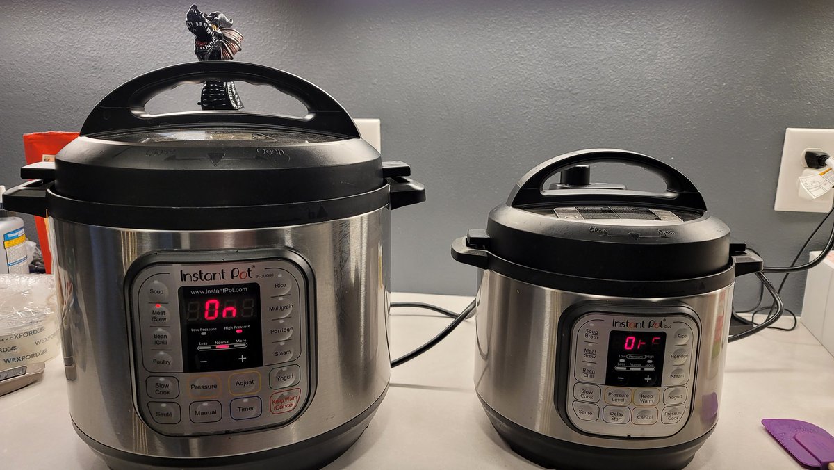 At least I'm all ready for #mountain cooking. Instant Pot rice is the most amazing rice, btw.