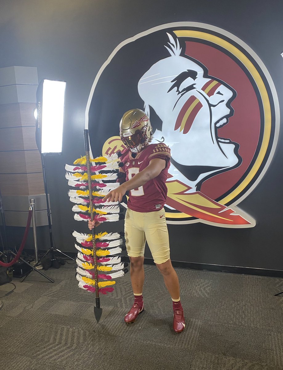 JeremiahDaw24's tweet photo. Thanks to @FSUFootball and @Coach_Norvell  for having me today! @jsmithers33 @Coach_Tokarz @antoinetaylor08 @RWrightRivals @RyanBartow @Warchant @FSUFootball @FsuCentral @FSU_Recruiting https://t.co/46Owxq897k