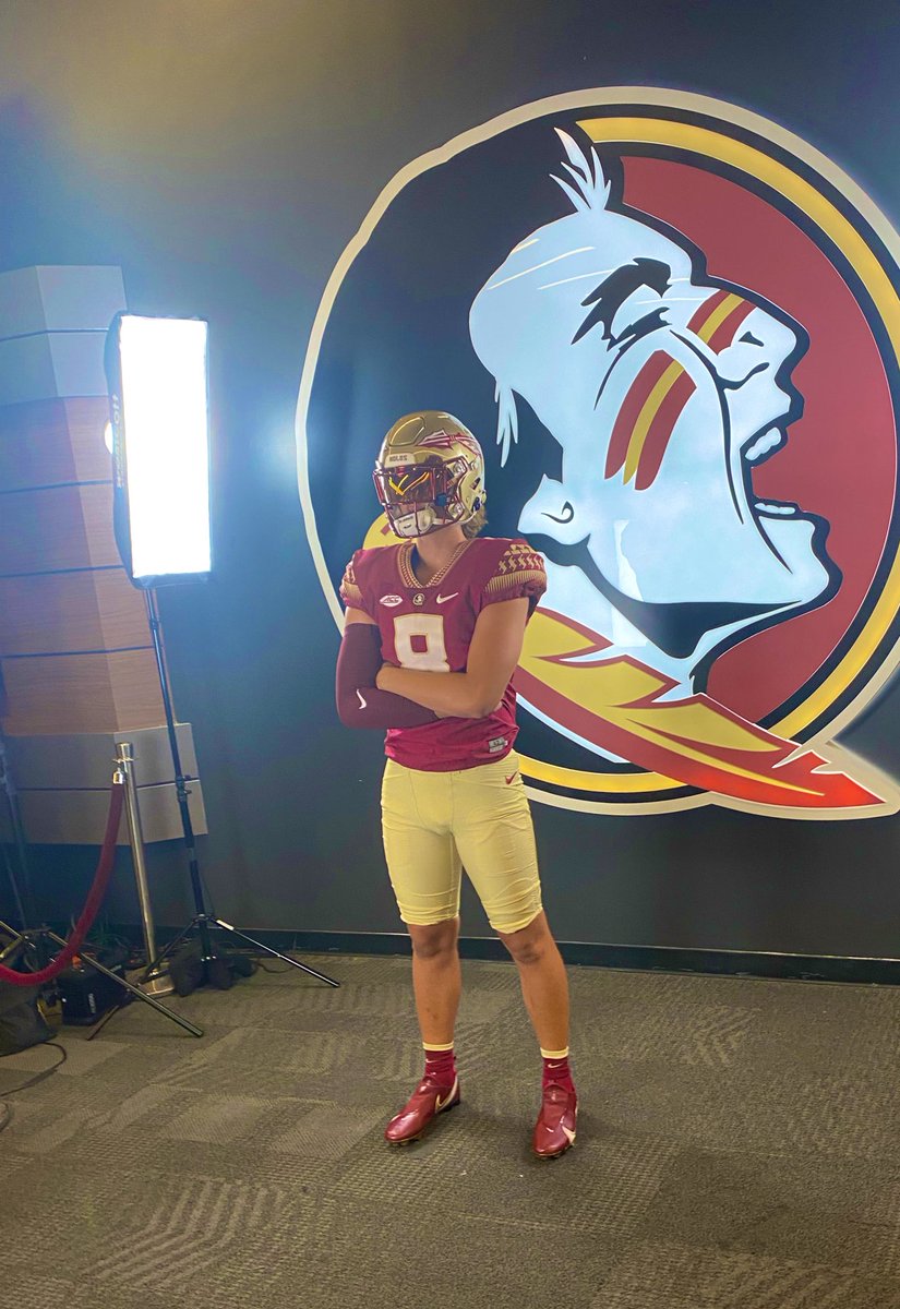 JeremiahDaw24's tweet photo. Thanks to @FSUFootball and @Coach_Norvell  for having me today! @jsmithers33 @Coach_Tokarz @antoinetaylor08 @RWrightRivals @RyanBartow @Warchant @FSUFootball @FsuCentral @FSU_Recruiting https://t.co/46Owxq897k