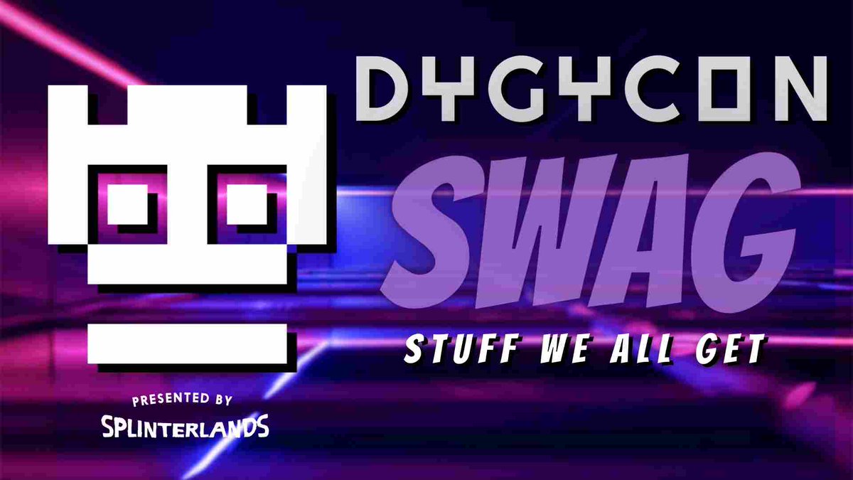 dygycon's tweet image. The SWAG Form closes tonight 🌙 at 11:59 pm EST.

Only the emails signed up at the DYGYCON 8 SWAG Booth were eligible and already received an email from sarah@splinterlands.com. ✅

Sponsors will get access to all info needed to select winners and deliver #SWAG 🎁