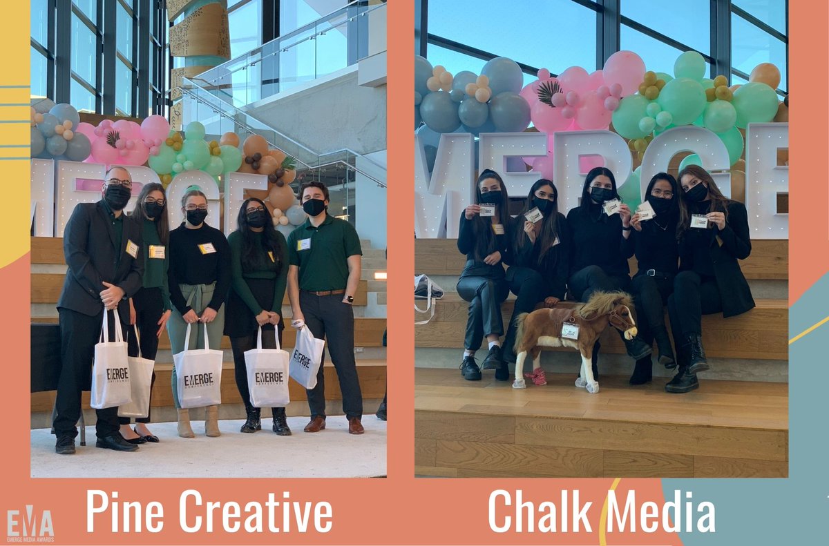 Big congratulations to the MMC teams for their amazing turn over campaigns! 

Also shout out to our second place winners, Chalk Media!!! And our first place winners Pine Creative!

#EmergeTO #Marketing #Torontostudents
