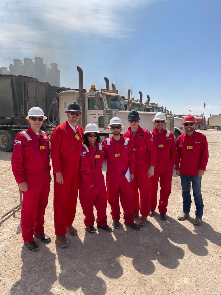 Amrita Sen on Twitter "Field trip to check out ProPetro’s frac fleet at Pioneer’s Midland