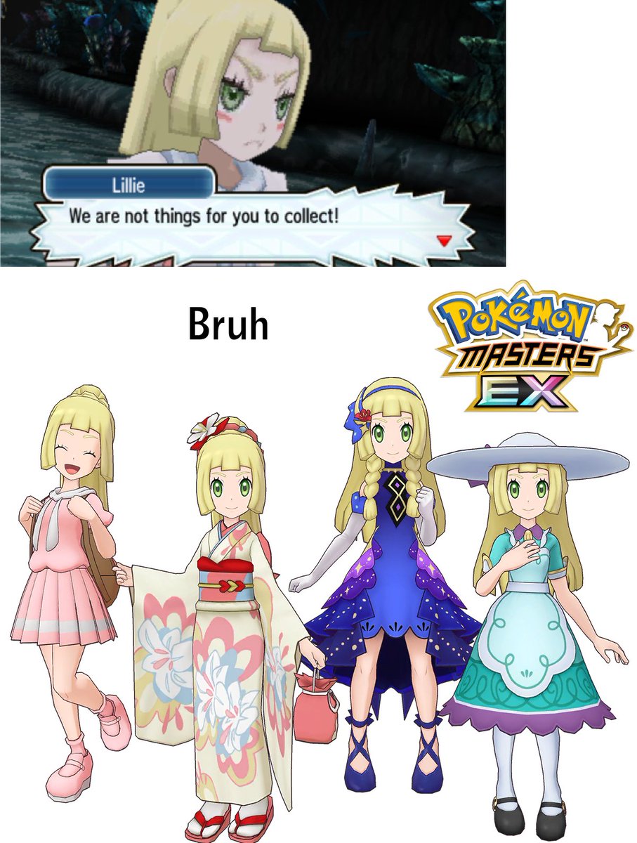 FlareGamer64's tweet photo. Lillie's iconic quote ages worse every year 😶 https://t.co/pYGbeeAc0z