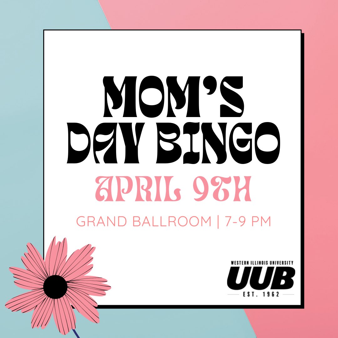 Call your mom and invite her to Mother’s Day Bingo ☺️❤️