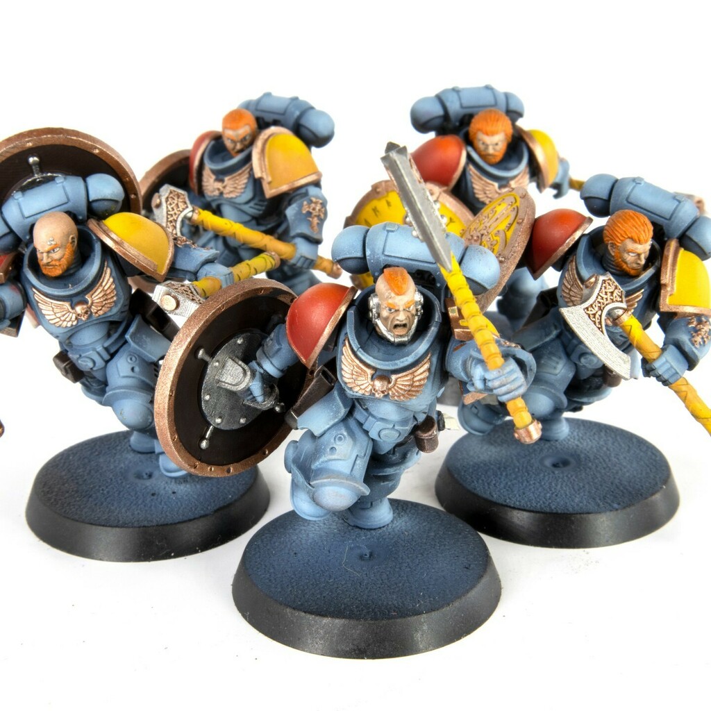 FauxHammerBlog's tweet photo. WIP Space Wolves, Just some oils to go now. Parts from @thecustombit
#Warhammer #WarhammerCommunity #PaintingWarhammer #SpaceWolves #40k #AssaultMarines #Primaris #TheCustomBit https://t.co/VKynj1UXoh