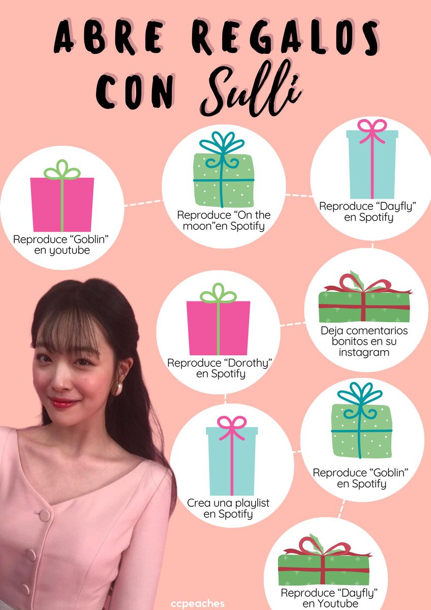 sullitecito's tweet photo. abre regalos con sulli  p(^_^)q

by: @ccpeaches_ 

#최진리 #설리 #choijinri #sulli https://t.co/xP6HFGvnj7