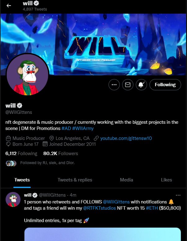 MillrDavid's tweet photo. @WillGittens @RTFKTstudios https://t.co/9zCeS4RGuA
