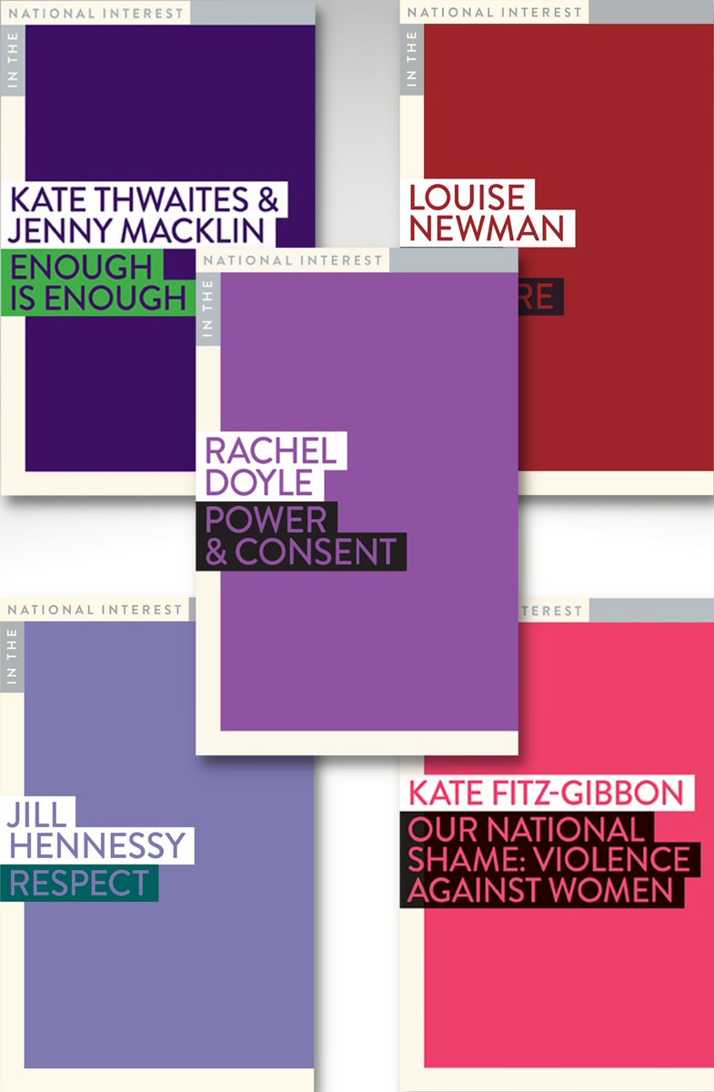 MonashPub's tweet photo. Our special IWD #inthenationalinterest promo ends tomorrow! Buy the pack now & save $$
Respect @JillHennessyMP
Rape Culture @LouiseKNewman
Our National Shame @Kate_FitzGibbon
Enough is Enough @ThwaitesKate #JennyMacklin
Power & Consent #RachelDoyle
➡️ https://t.co/Kyez0dSUyt https://t.co/dU7eq8X2wp