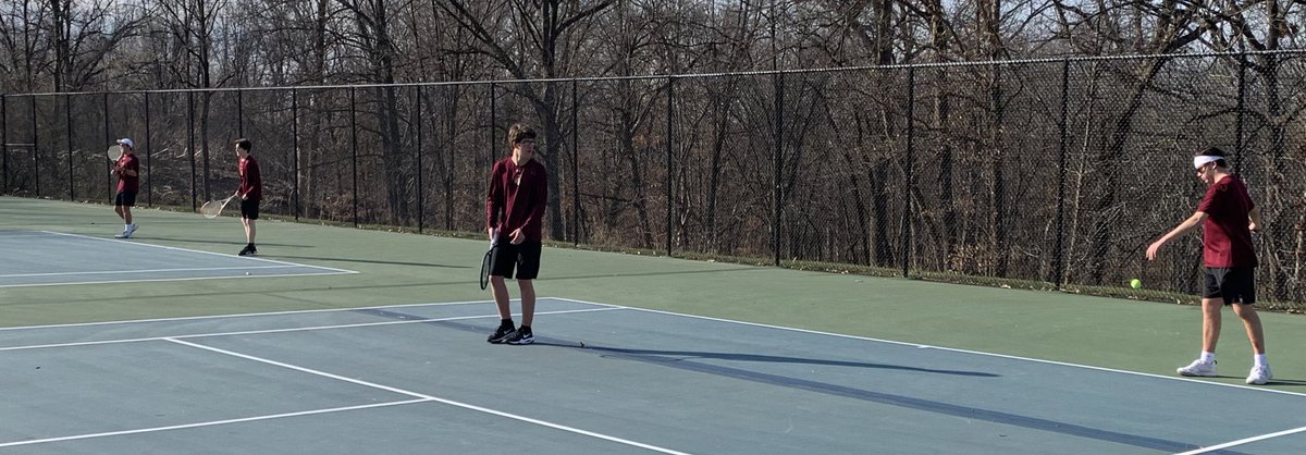DeSmetTennis's tweet photo. Solid win today over Principia. 7-2 plus two wins in exhibition doubles. Shout out to Schiller, Hale, and Erker for getting their first wins at a Varsity match! https://t.co/OyaoY6zp0n