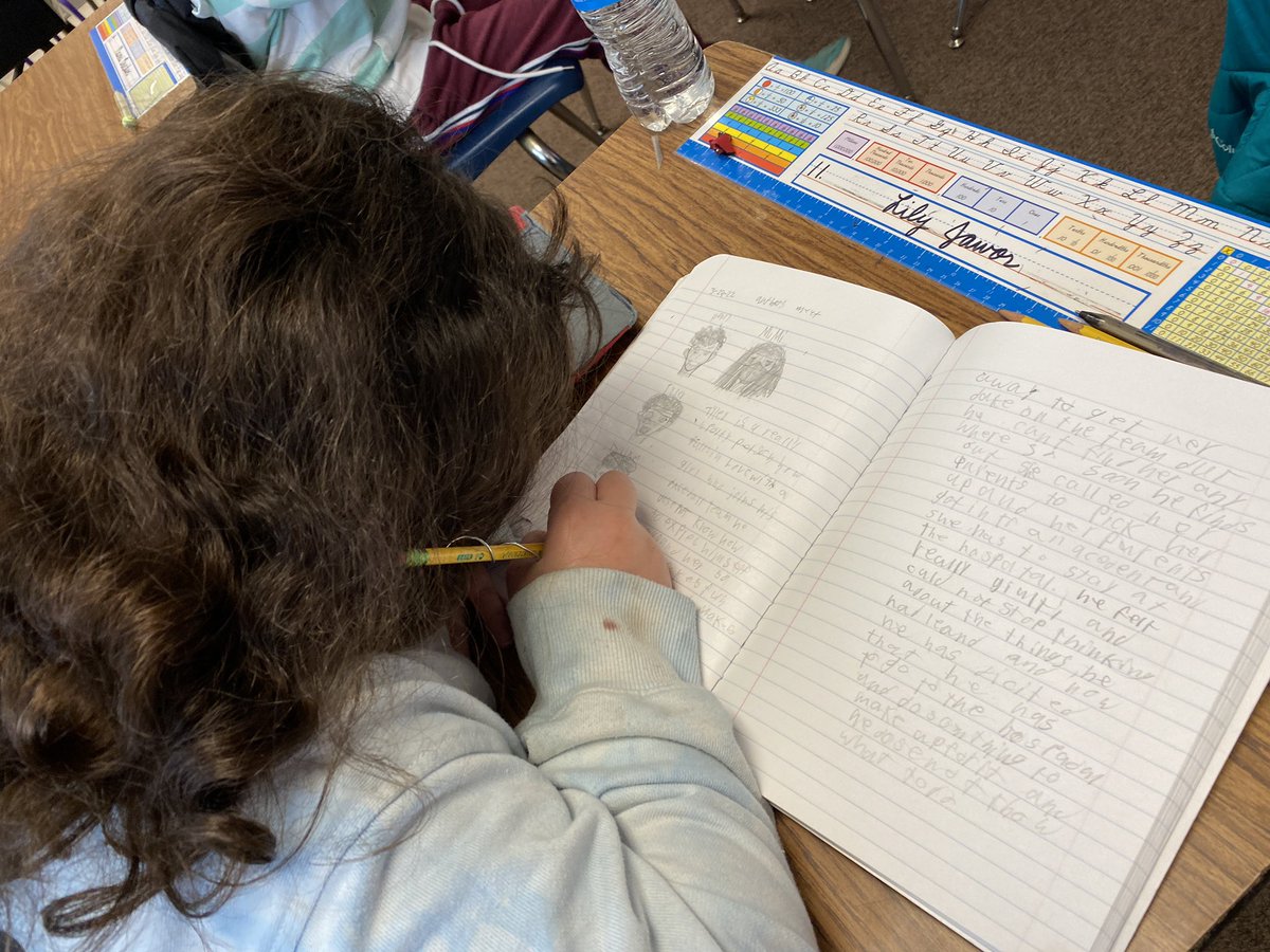 MrsChangGrove's tweet photo. 4th graders enjoyed so much author @rajanilarocca’s virtual writing workshop today! Ss learned about her story inspirations, created character traits/motivations/problems, &amp; wrote about an emotional scene of their story! #FamilyReadingProgram #writingworkshop @GroveAve220 https://t.co/1kveHexLob