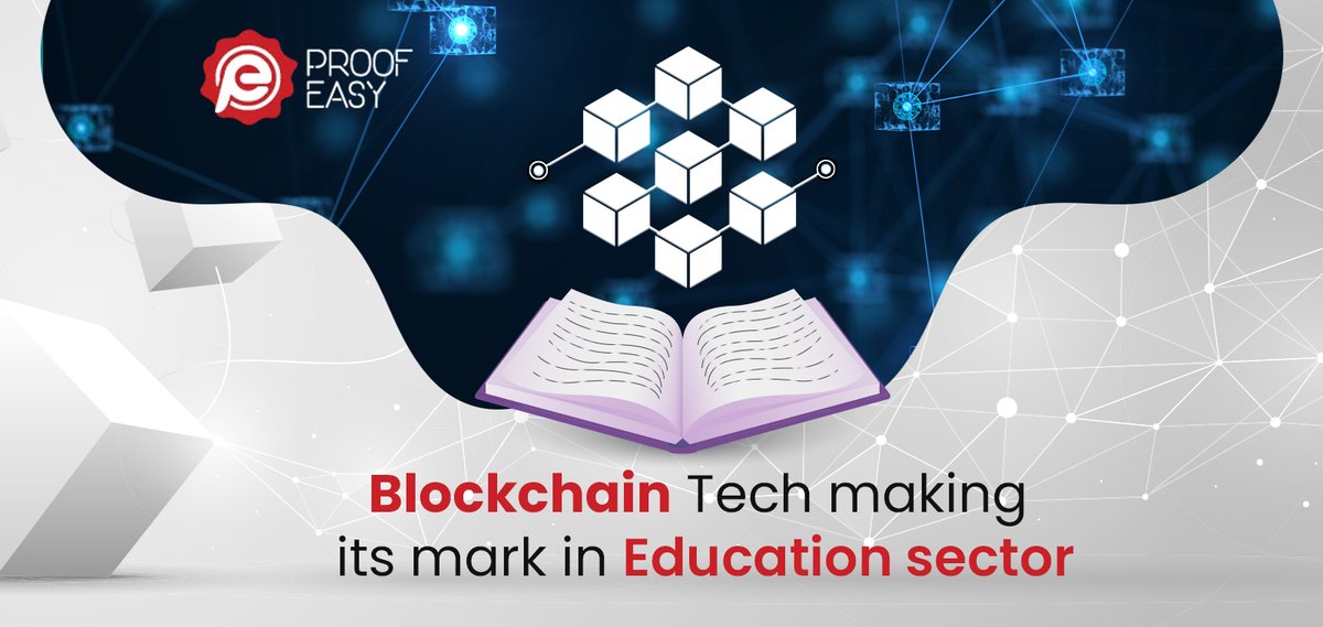 RightcliqS's tweet photo. Blockchain tech greatly influences the Educational Records System. The traditional way of keeping ledgers for students' records, certificates gets a major upgrade as Blockchain digitizes and maintains utmost security.  

#Proofeasy #blockchainrevolution #decentralisedledger https://t.co/cEGzGLvvXz